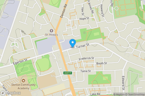 Map location for Turner Street, MANCHESTER, Lancashire, M34 3EG