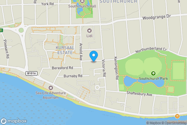 Map location for Sea, SS1 2TH