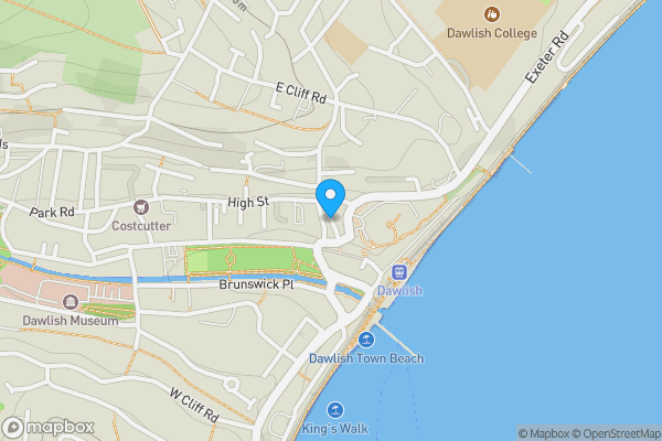 Map location for Commercial Road, Dawlish, Devon, EX7 9HU