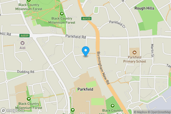 Map location for Apartment 6, Grafton House, Olive Avenue, Parkfields, Wolverhampton, WV4 6AQ