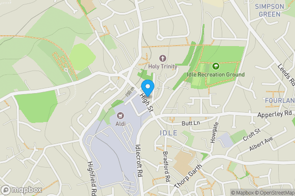 Map location for 20 High Street Bradford,  BD10 8NN