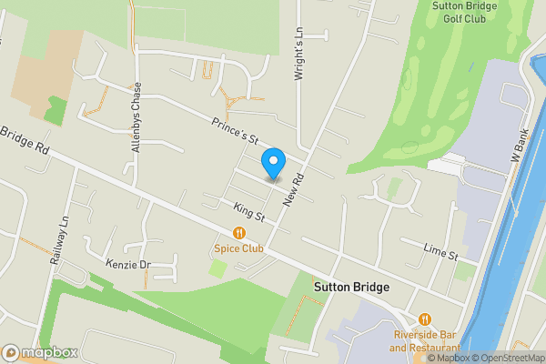 Map location for 2 Queen Street, Sutton Bridge, Spalding, PE12 9RD