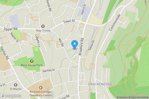 Map location for Mill House, Dewsbury, West Yorkshire, WF13 2EY