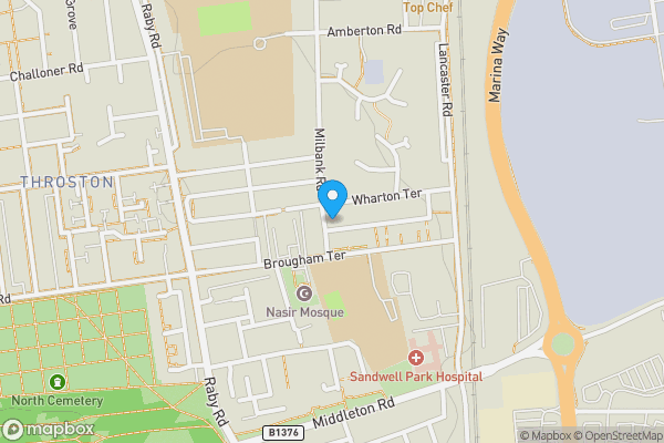 Map location for 4 Milbank Road, Hartlepool, Cleveland, TS24 8NU