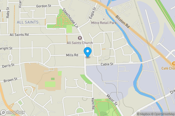 Map location for 116-126 Steelhouse Lane, Wolverhampton, West Midlands, WV2 2AW