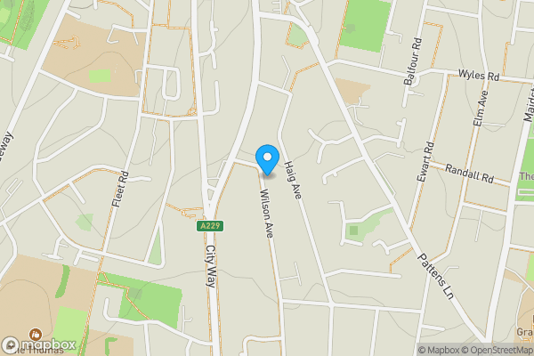 Map location for Flat 2, Rochester, Kent, ME1 2ST