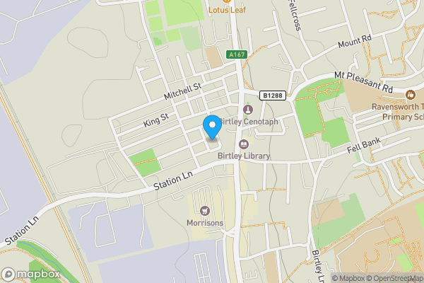 Map location for 14 West Street, Birtley, Chester le Street, County Durham DH3 1DY