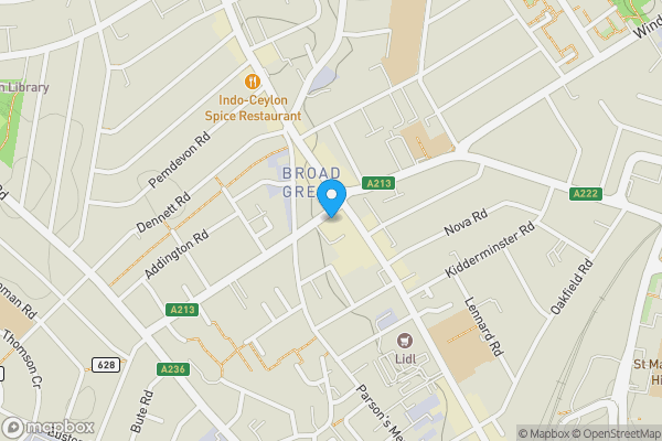 Map location for Flat 102 Gary Court, Croydon, CR0 2AZ