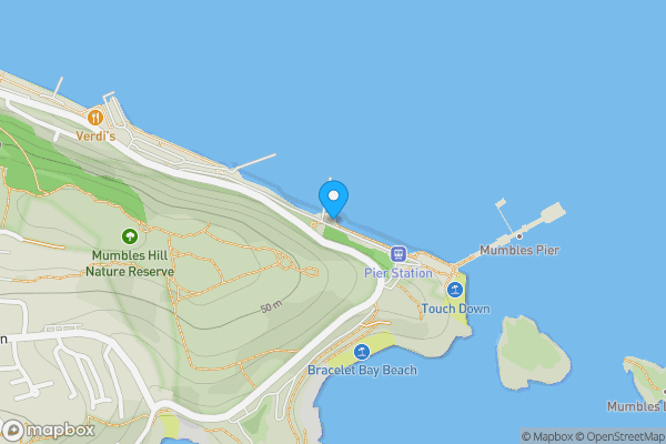 Map location for The Monkey House, Mumbles Pier, Swansea, West Glamorgan, SA3 4EN