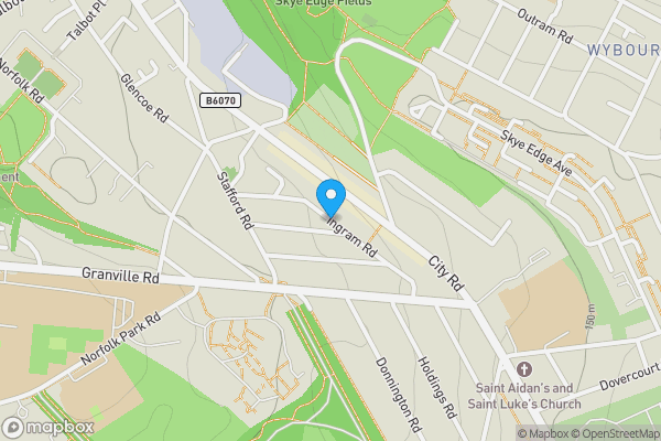 Map location for 65 Ingram Road, Sheffield, South Yorkshire, S2 2SB