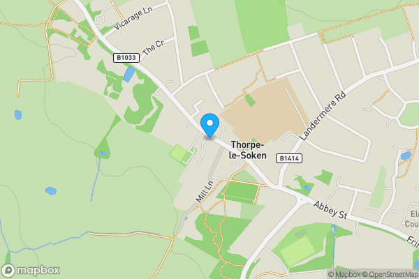 Map location for First floor flats, Harry's Bar High Street, Thorpe-le-Soken, Essex, CO16 0EA
