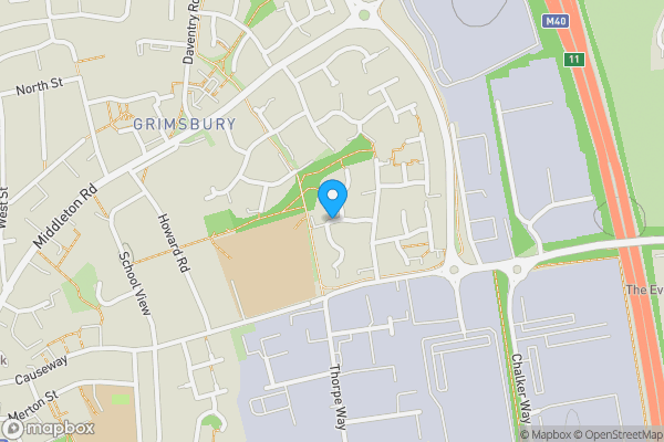 Map location for 25 Beaulieu Close, Banbury, Oxfordshire, OX16 4FG