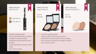 ProWIN EXPRESSION Compact Powder et Eyebrow Gel