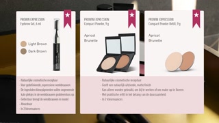 ProWIN EXPRESSION Compact Powder en Eyebrow Gel 