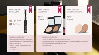 ProWIN EXPRESSION Compact Powder und Eyebrow Gel 