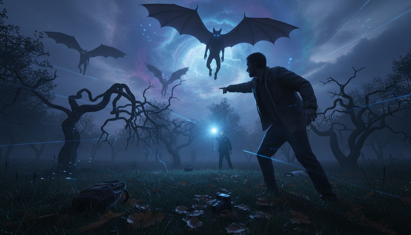 DISTURBING WINGED HUMANOID ENCOUNTER in Rosemont, Illinois Park