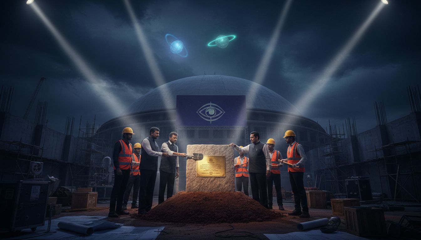 Rajeeve lays stone for research and manufacturing centre of CRMAS - Times of India