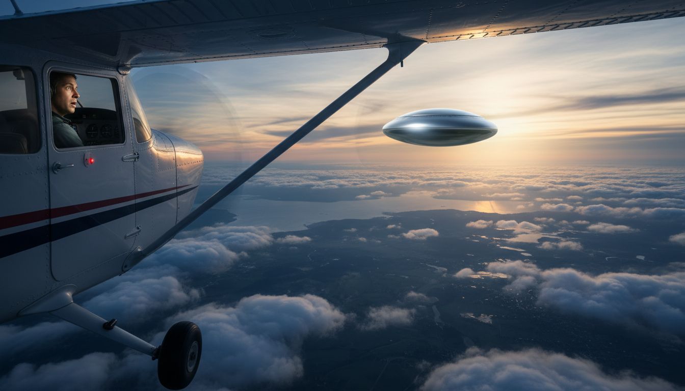 Ovni sorprendió a piloto privado en EEUU
