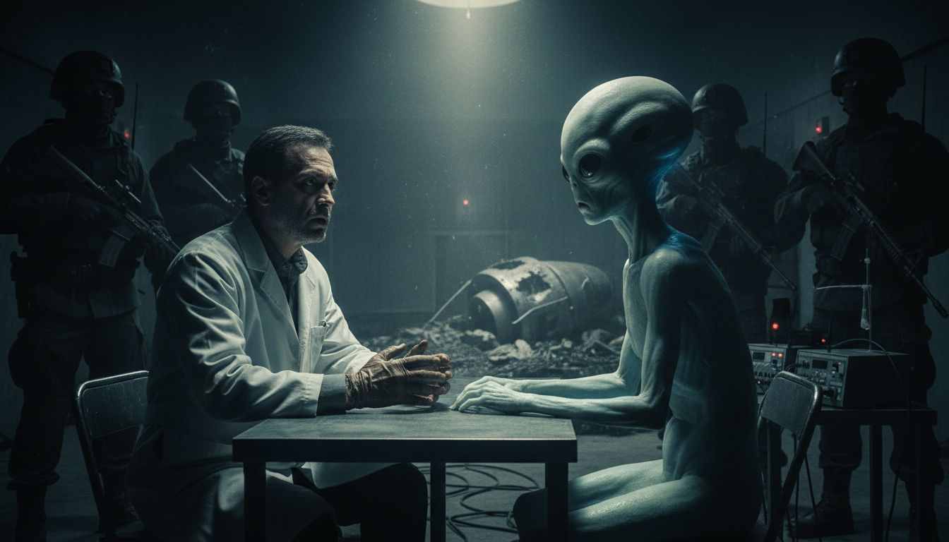 Exclusive: Doctor describes face-to-face contact with live alien