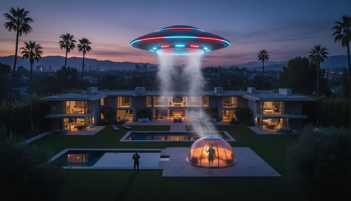 Mysterious UFO at Jeff Bezos’ $165 million Beverly Hills home is probably just a sauna - MarketWatch