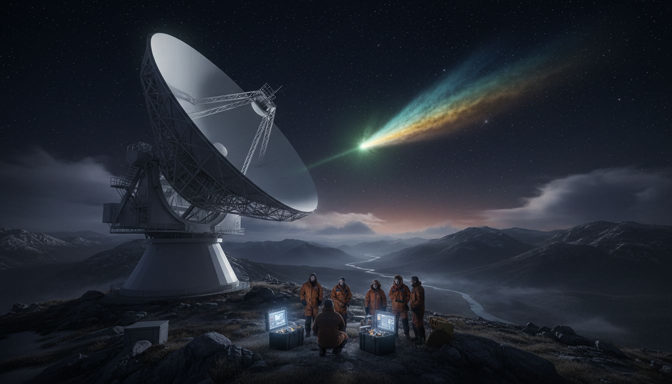 Interstellar Comet 3I ATLAS Reveals Rare Anti Tail - Evrim Ağacı