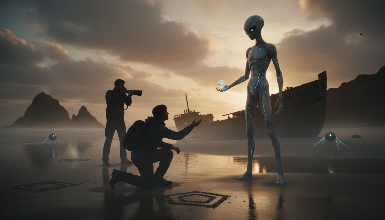 The Fraser Island Humanoid Encounter – Contact On The Beach!