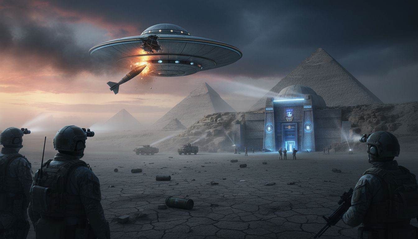 The five unsolved mysteries of 2025 that captivated the world... from a UFO surviving a hellfire missile to a 'vast city' under Egypt's pyramids - Daily Mail