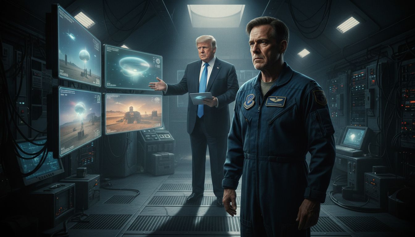 USAF nuclear specialist claims Donald Trump 'could release bombshell UFO pictures soon' - Daily Star
