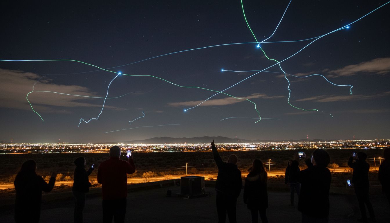 Mysterious Lights Reported Over Alamogordo Skies on January 2, 2026: Alien Craft or Top-Secret Test from Holloman AFB? - 2nd Life Media Alamogordo Town News