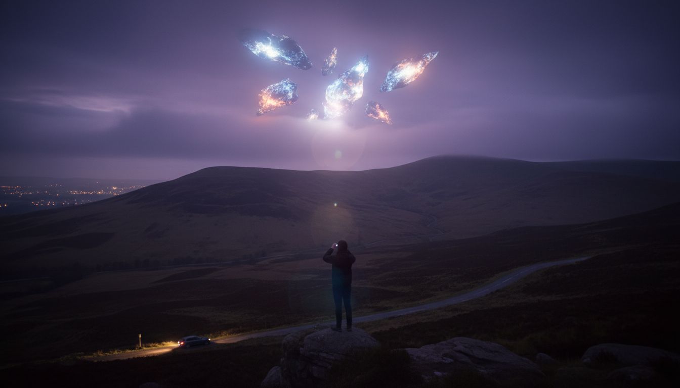 Edinburgh man spots strange 'UFO lights' that 'disappear' above Pentland Hills - Edinburgh Live
