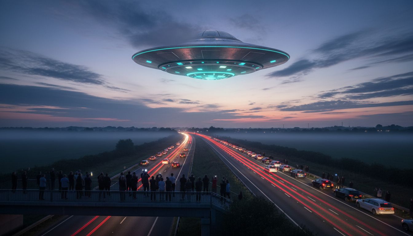 UFO sighting over the M27 near Eastleigh - v2radio.co.uk