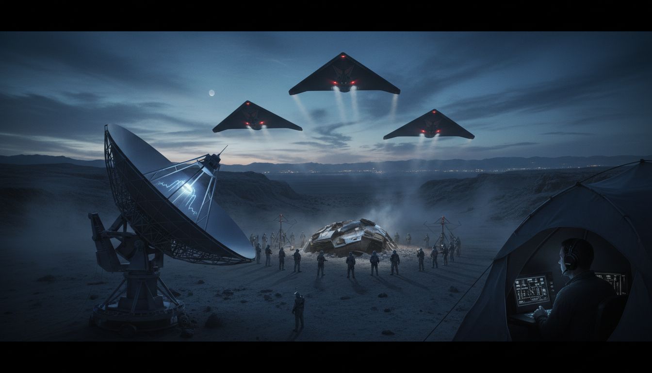 Video of ‘Spacecraft’ Just Recorded in the Sky Above Area 51 Stuns Cameraman: ‘How Is This Real…?’
