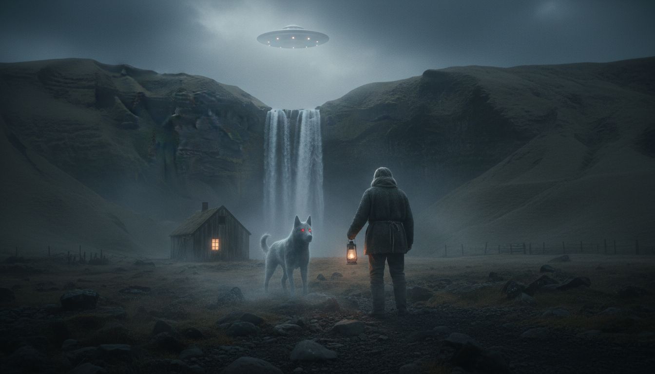 The Hörgsland-Móri Haunting Foss á Síðu as a Dog