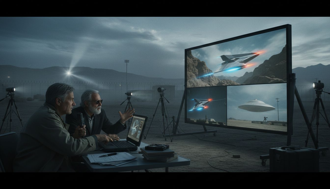 Eyewitness Accounts & Video Footage of Exotic UFO Tech at Area 51
