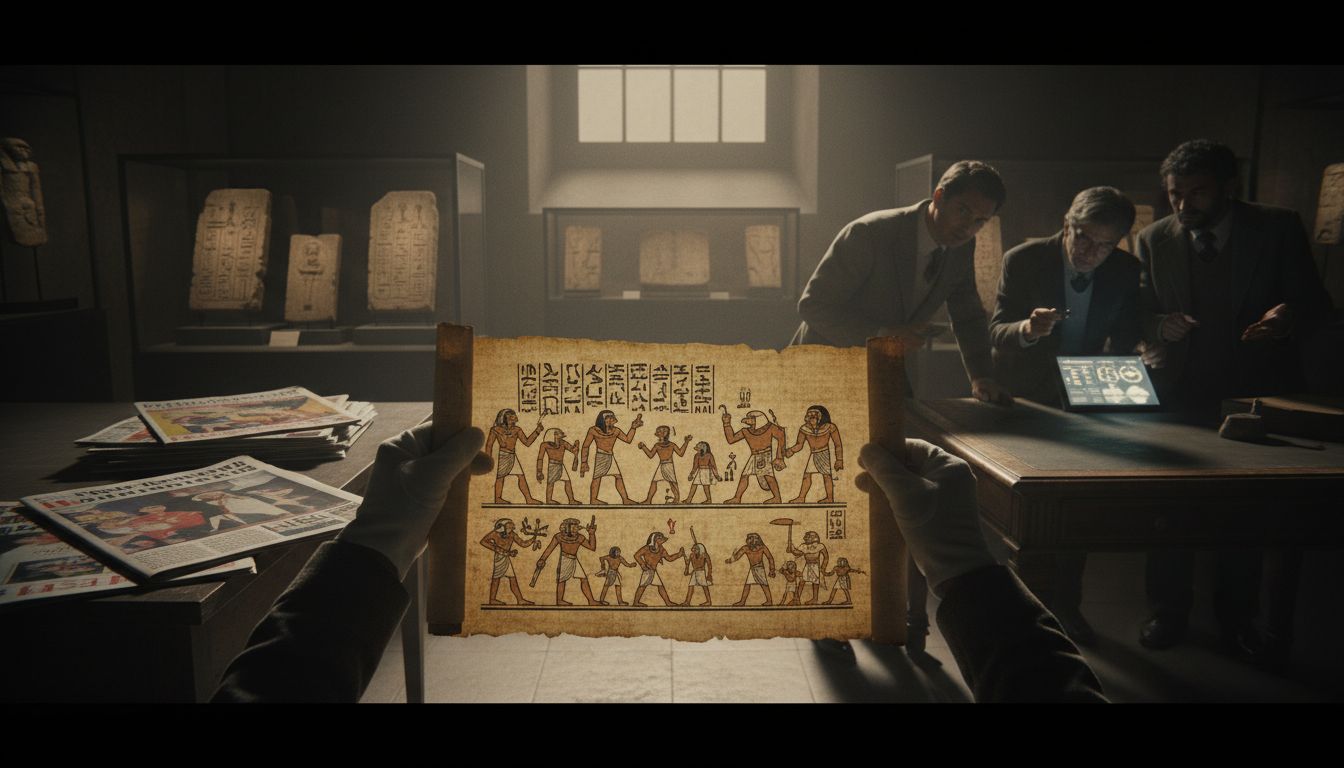 Long-Lost Egyptian Scroll Fuels Debate Over Real-Life Biblical Giants Daily Mail