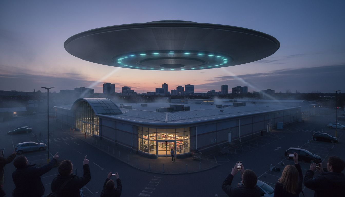 'Unexpected UFO spotted over supermarket' in Bracknell explained - Bracknell News