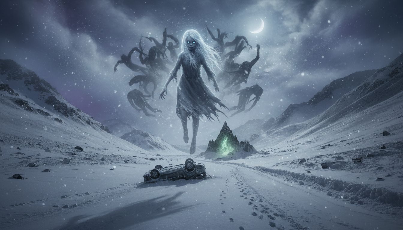 Móhúsa-Skotta and her Haunting Companions in the Cold Winter Nights