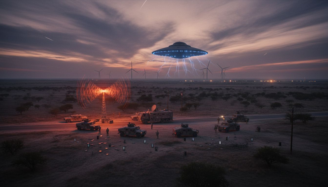 US military disrupts cell phones in Texas after UFO reports - Daily Mail