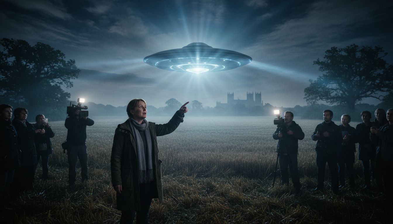 Woman speaks out after 'seeing UFO in Herefordshire field' - The Hereford Times