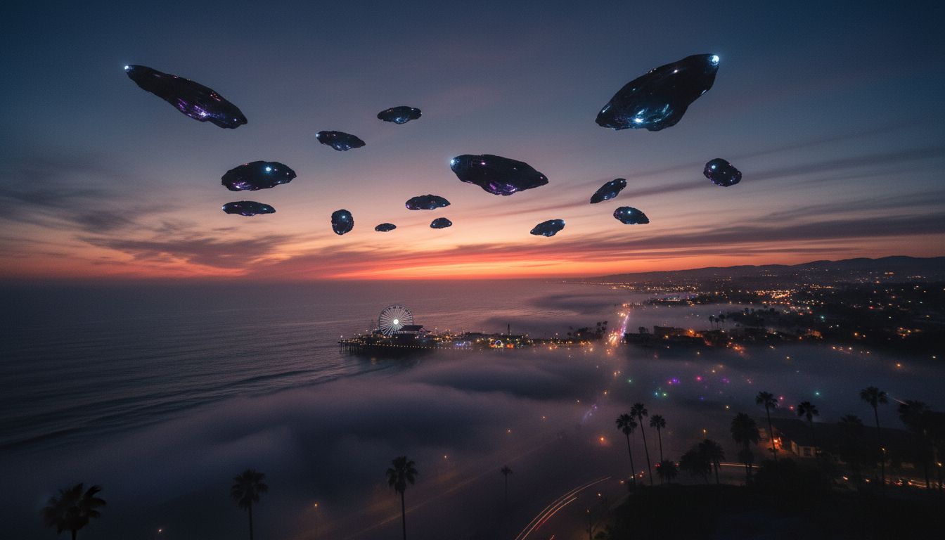possible uap sighting over Santa Monica