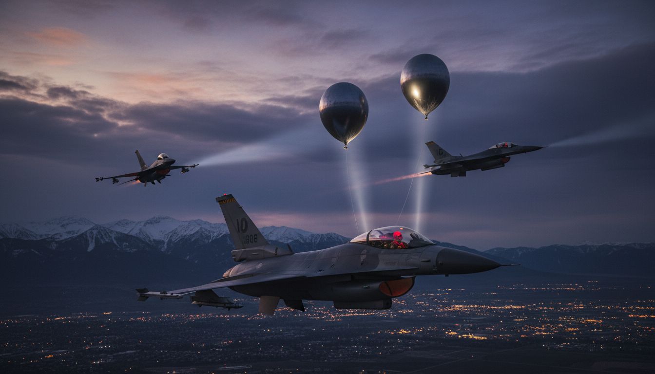 F-16s Find Balloons, Not UFOs, After Sunday Scramble: NORAD - The War Zone