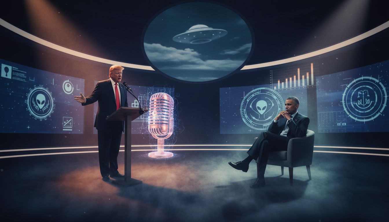 Trump calls Obama's alien comments a 'big mistake' after alleging classified information podcast revelation