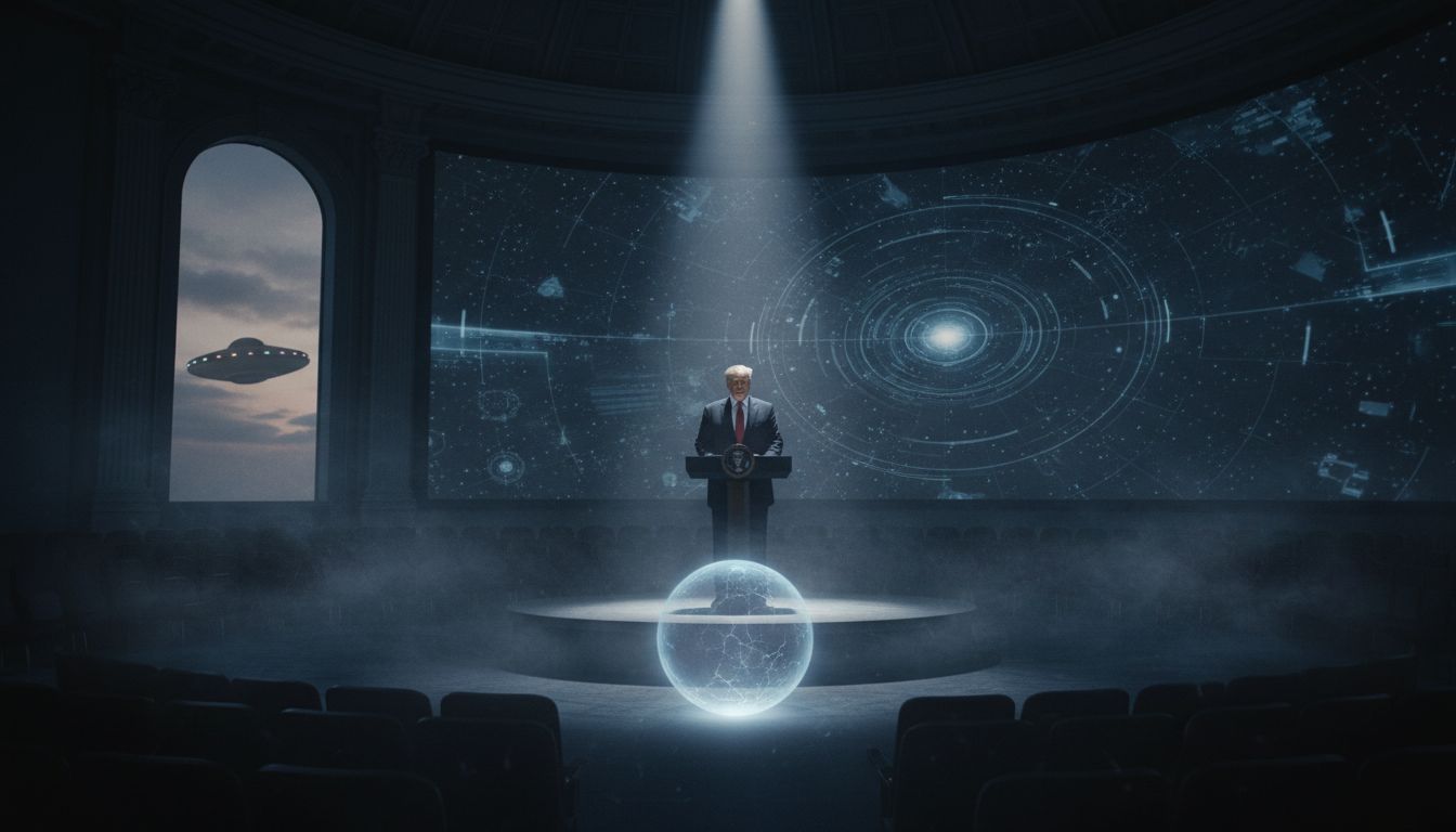 Trump Has UFO Speech Ready to Deliver