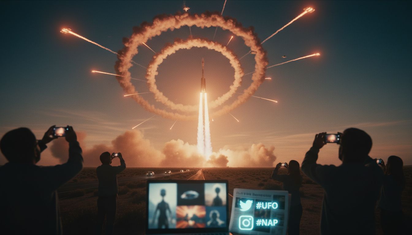 SpaceX Launch Sparks UFO Buzz as U.S. President Calls for Disclosure of Alien Documents
