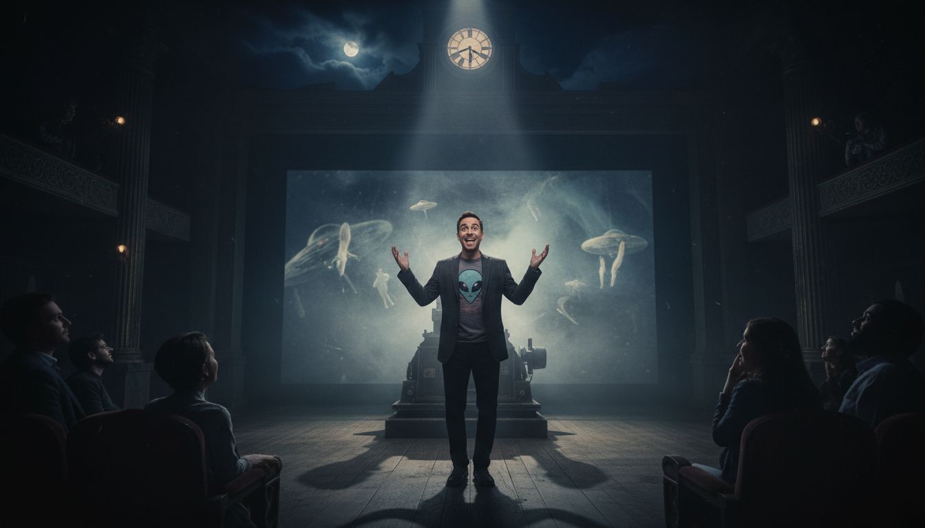 Comedian Alex Stein reacts to US President Donald Trump’s directive for the US government to prepare for the release of UFO and alien files. - facebook.com
