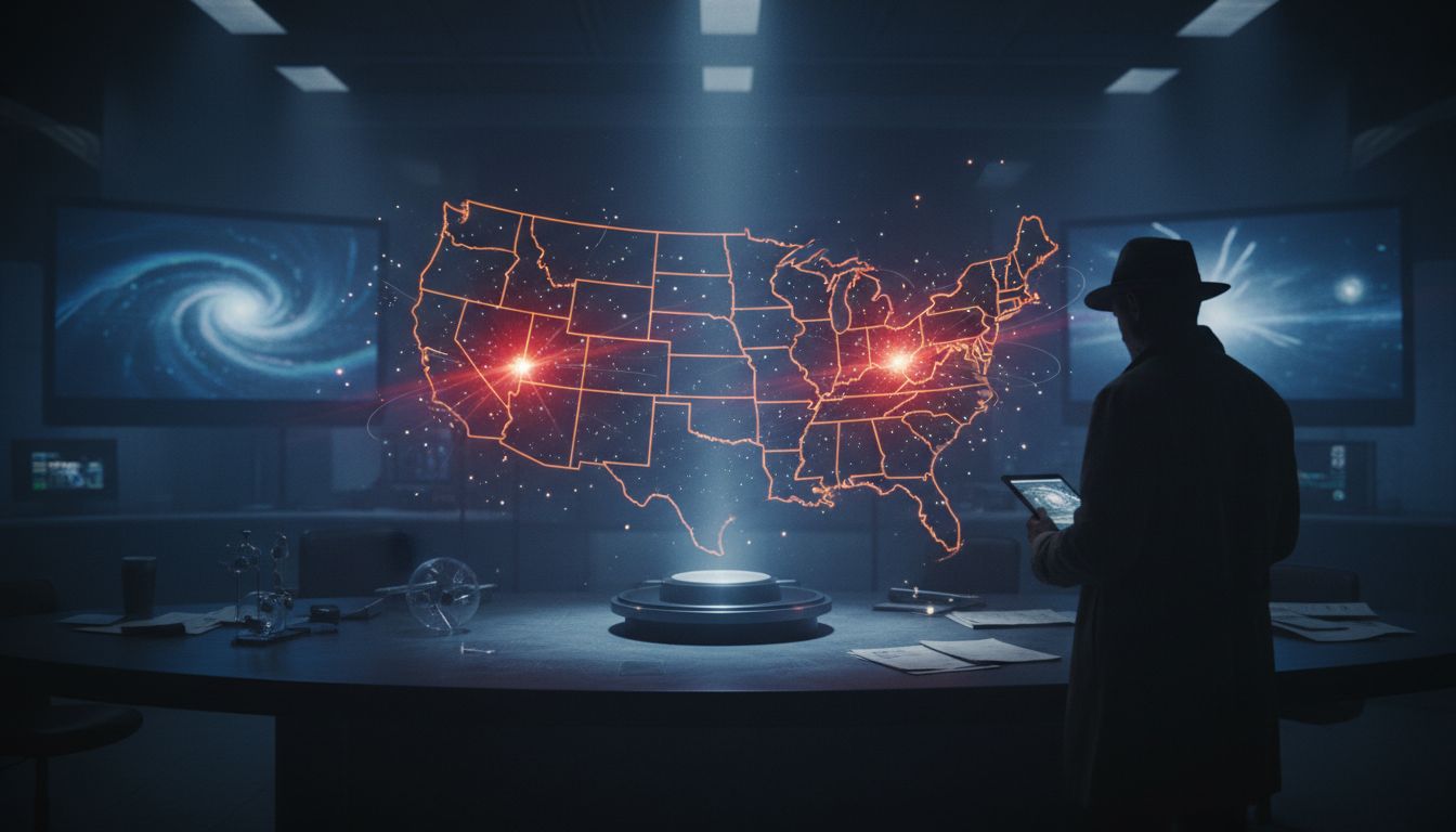 Map Shows States With the Most UFO Sightings - Newsweek