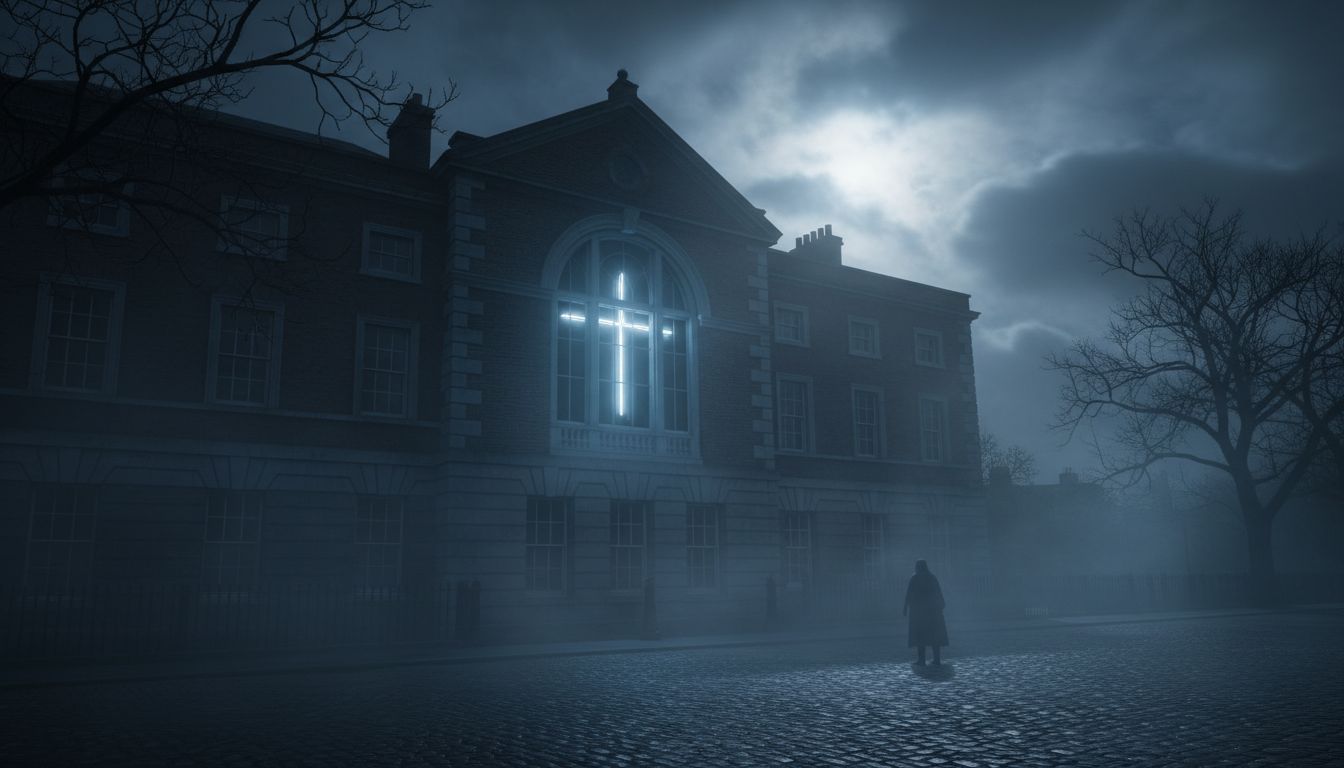 Iveagh House: The Dying Servant and the Cross in the Window