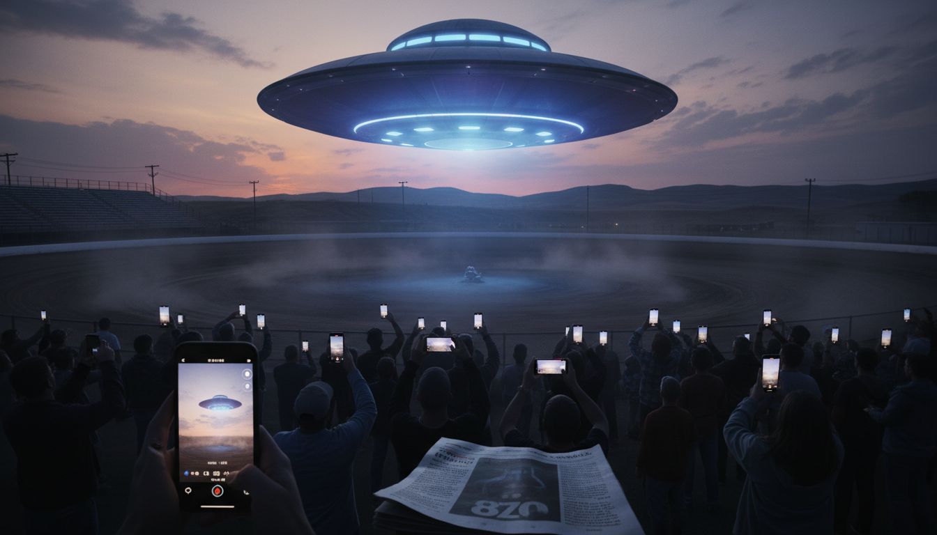 UFO Sighting at the Tri-City Raceway… and We are All Here for It - NEWStalk 870