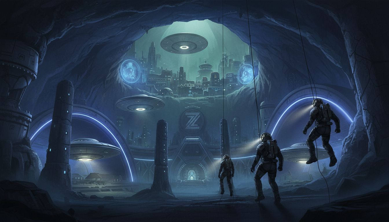 UFOs Hiding in Underground Tunnels and Breakaway Civilization at Zorro Ranch