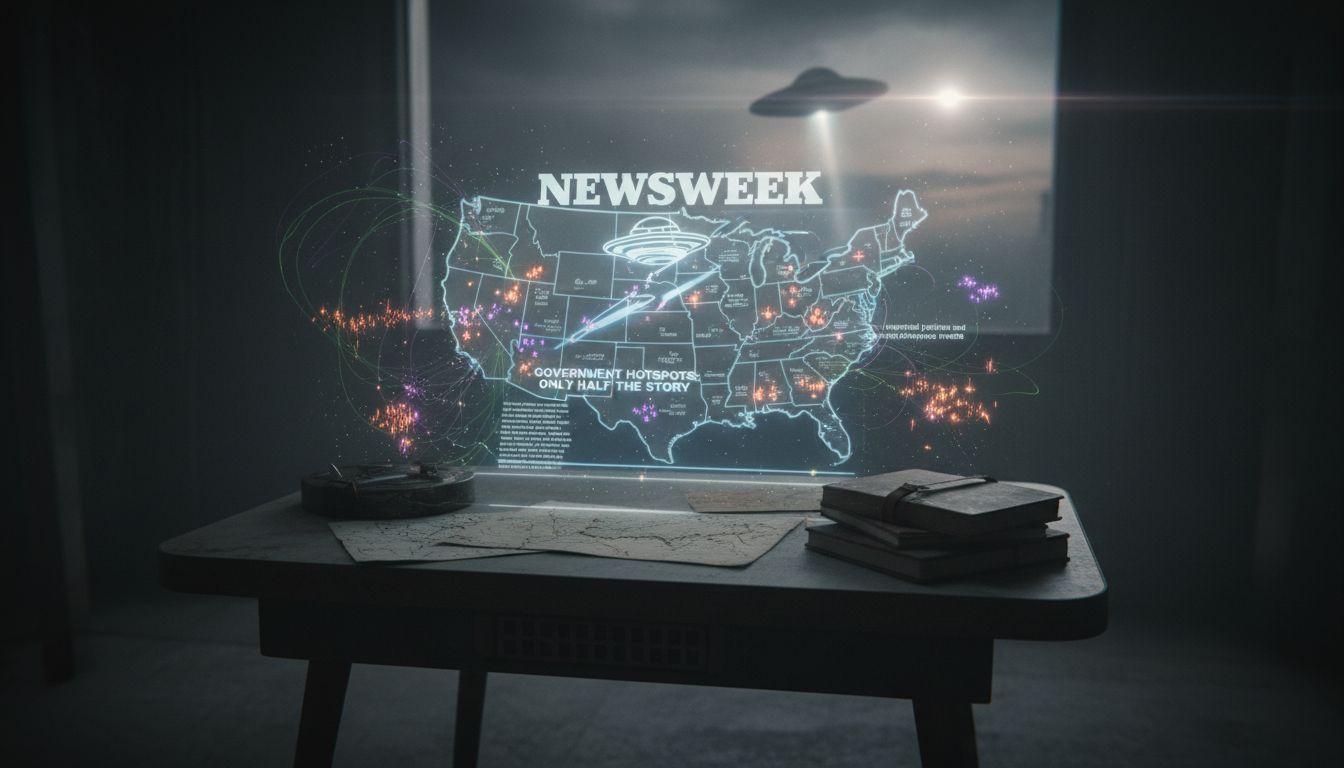The Enigma Map: Why the Government's UFO Sighting Hotspots Tell Only Half the Story